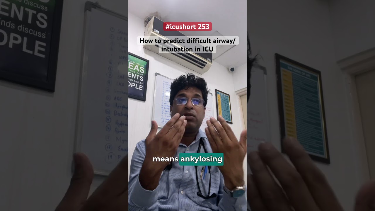 #icushort 253: How to predict difficult airway/ intubation in ICU , MACOCHA Score #esbicm