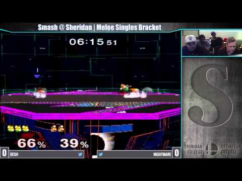 S@S Weekly - Nightmare (Falco/Fox/Link) vs Desh (Doc) - Melee Singles - LF