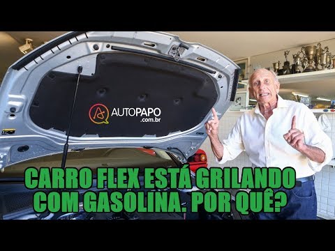Flex is making noise when it's filled with gasoline. Why?