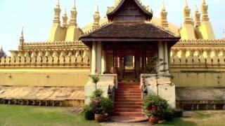 preview picture of video 'Laos: Vientiane - Pha That Luang'