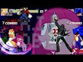 AN Mugen Request 1096 Homer Mario Pinkamena Bender VS Sonic Exe R Gumball Psycho Kyo E Mario