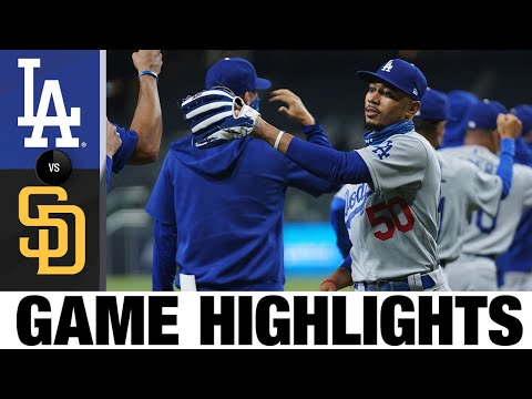 Dustin May, AJ Pollock lead comeback win | Dodgers-Padres Game Highlights 8/4/20