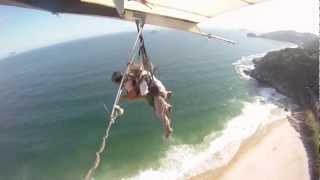 Rio de Janeiro Hang gliding in Brazil - Drachenfliegen am Zuckerhut Brasilien