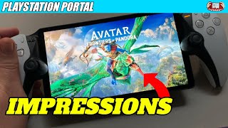 Avatar: Frontiers of Pandora on PS5 PlayStation Portal - Impressions