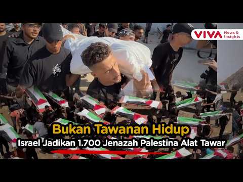 Israel Pegang “Kartu Tawar” Mengerikan: 1.700 Jenazah Palestina Ditahan