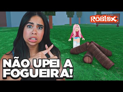 SOBREVIVI COM A FOGUEIRA APAGADA E SEM UPAR EM 99 NOITES NA FLORESTA