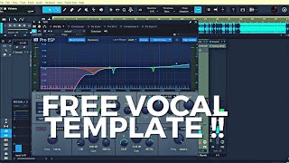 STUDIO ONE 6 STOCK VOCAL TEMPLATE #studioone6 #presonus #recording #vocals #engineering