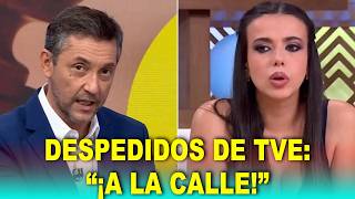 Javier Ruiz y Sarah Santaolalla, DESPEDIDOS de TVE: "¡A la calle!”