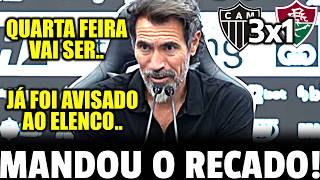 NÃO ESCONDEU NADA!! OLHA O QUE EDUARDO DOMINGUEZ FALOU APÓS ATLÉTICO 3 X 1 FLUMINENSE