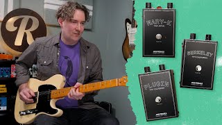 Video thumbnail for JHS Legends of Fuzz: Mary-K, Berkeley & Plugin Fuzzes | Tone Report Guitar Effects Pedal Demo by Reverb