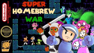 Super Homebrew War [NES] Gameplay