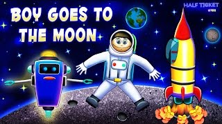 Journey To Moon | How To Make Rocket For Kids | Space Adventures For Kids | Moon Mission