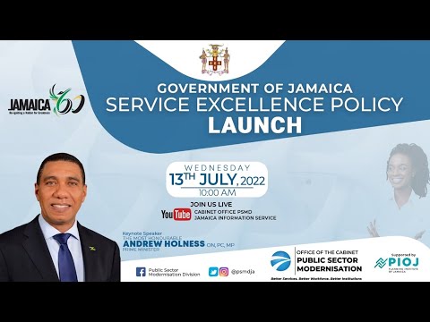 JISTV Government of Jamaica’s Service Excellence Policy Launch