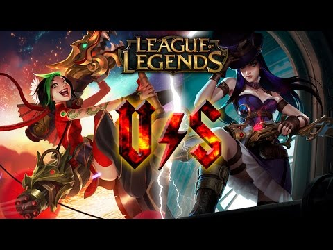 League of Legends - Jinx vs Caitlyn (Bot Lane)