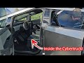 First Look Inside the Tesla Cybertruck! Walk around & interior!