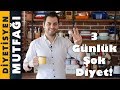 3 Günlük ŞOK DİYET Listesi | Yaz Yaklaşırken Forma Girin | Diyetisyen Mutfağı | Andaç Yeşilyurt