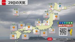 5月29日の天気