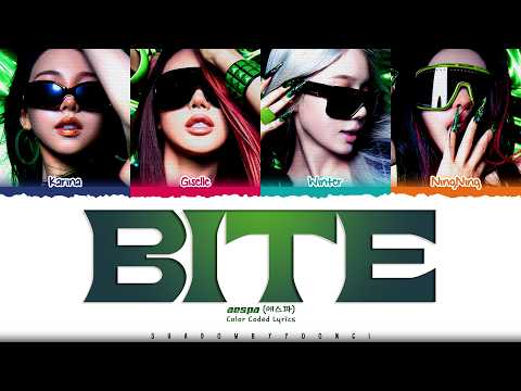 aespa 'Bite' Lyrics (에스파 Bite 가사) [Color Coded Han_Rom_Eng] | ShadowByYoongi