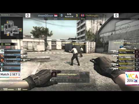 dreamScape vs TheMongolz SET1 WCA 2016 APAC Qualifiers CSGO Match2 160417 KOR