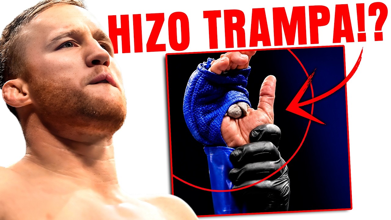 Justin Gaethje puso YESO en sus GUANTES!?