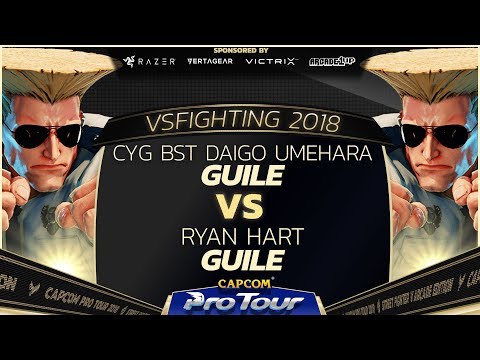 CYG BST Daigo Umehara (Guile) vs  Ryan Hart (Guile) - VSFighting 2018 -Top 32 -SFV - CPT 2018