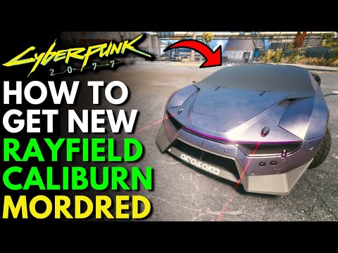 Cyberpunk 2077 – Unlock Yorinobu’s New Supercar Rayfield Caliburn “MORDRED” in Update 2.3