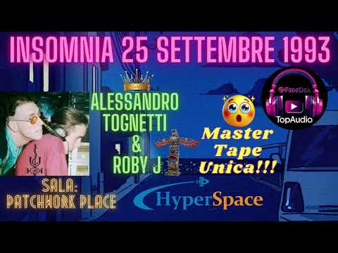 INSOMNIA 1993 Roby J & Alessandro Tognetti [Master Tape Storica! 25 Settembre!]