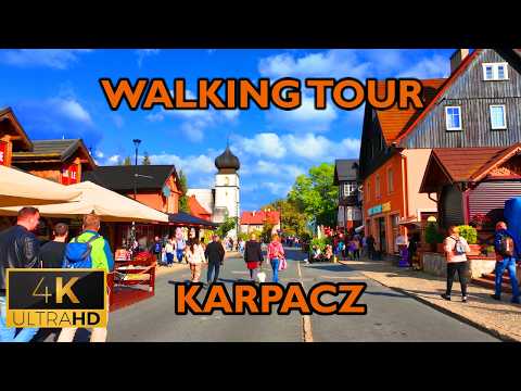 ⁴ᴷ⁶⁰ 🇵🇱 Walking around main city of the Giant Mountains | Karpacz - Poland (September 2025) [4K]