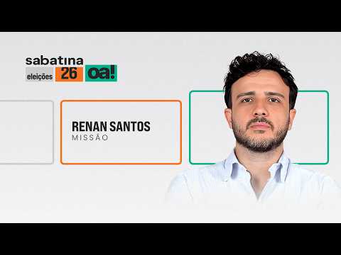 Sabatina OA!/G4: Renan Santos | O Antagonista - Eleições 2026