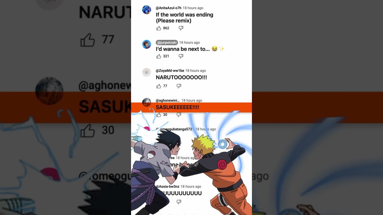 Remixing my comments 💀 IF THE WORLDS WAS ENDING ✨