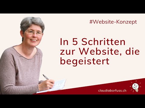 Website-Konzept - So planst du deine Website in 5 Schritten