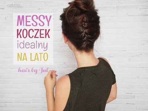 Jak zrobić koczka z warkoczem - fryzura na lato krok po kroku