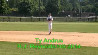 preview picture of video 'TY ANDRUS - NC STING Baseball 2012 - Reynolds High School - Class of 2014'