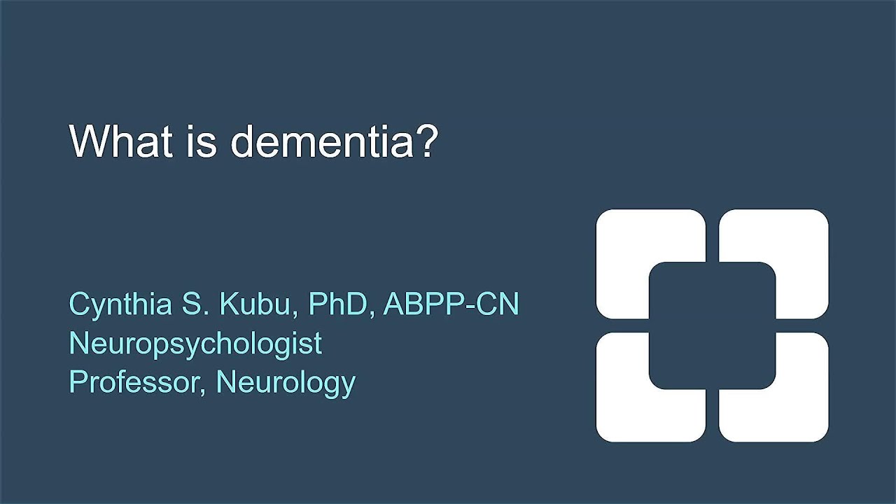 What Is Dementia?