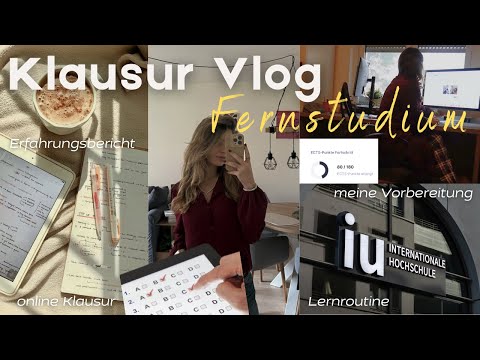 Meine Lernroutine im Fernstudium | Klausurvorbereitung VLOG, Lernroutine & Ablauf,