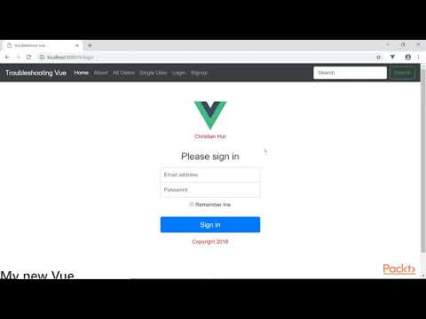 Troubleshooting Vue js Forgetting to Declare Initial Values | packtpub com