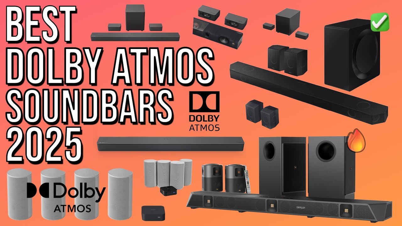 BEST DOLBY ATMOS SOUNDBAR 2024  | TOP 5 BEST DOLBY ATMOS SOUNDBARS | HOME THEATER | GAMING | MUSIC