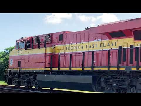 FEC Train 204 in Titusville - July 31, 2021