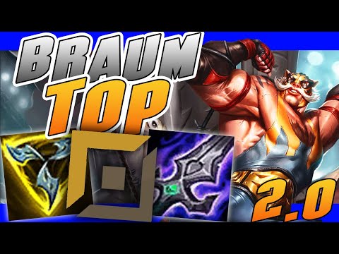 Braum no need to support anyone but HIMSELF BRAUM IS THE CARRY! Braum Top is looking to SOLO CARRY!