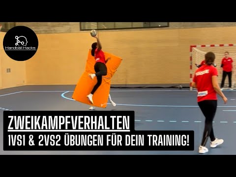 Handball Zweikampfverhalten - Übungen mit denen deine Spieler stärker im Zweikampf werden!