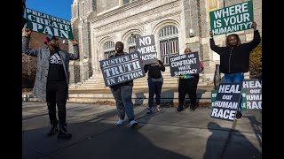 Parents protest outside of Catholic high school in Philadelphia after racist video circulates