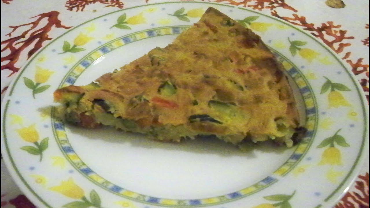 Torta salata di Farina di Ceci e Verdure miste
