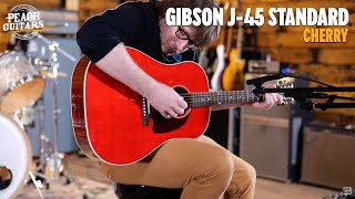 Video thumbnail for No Talking...Just Tones | Gibson J-45 Standard Cherry by Peach Guitars