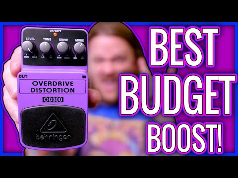 Chugging the hell out of a Behringer OD300 Overdrive / Distortion pedal