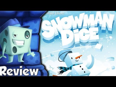 Snowman Dice Review - with Tom Vasel