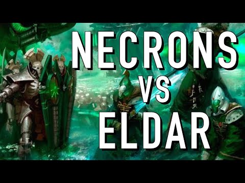 Eldars vs necrons | Warhammer 40k Dawn Of War  CODEX MOD | Soulstorm