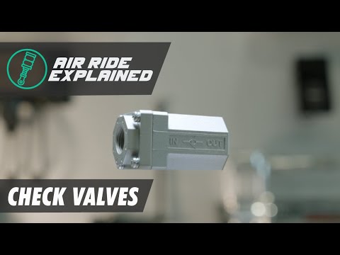 Air Ride Check Valves Explained by Bag Riders