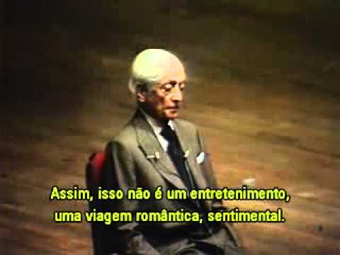 "Tu és o resto da humanidade" Palestra J. Krishnamurti 1.ª parte legendado em português 1/7
