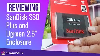 Ugreen 2.5" Enclosure & SanDisk SSD Plus Review and Setup