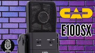 Video thumbnail for CAD e100sx - Supercardioid Condenser Microphone  - Test / Review & Comparison To The CAD e40 by Obscure Mics